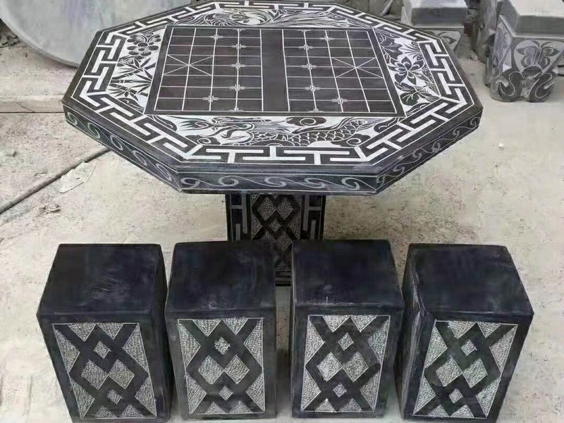 青石圓桌