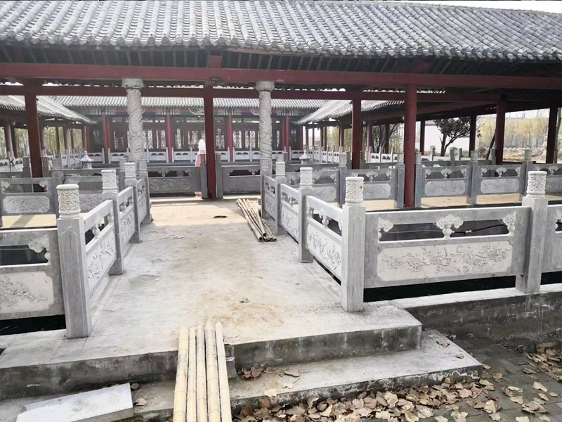 青石欄桿