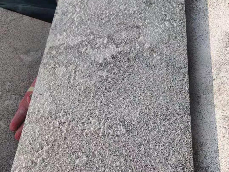燒毛面青石板